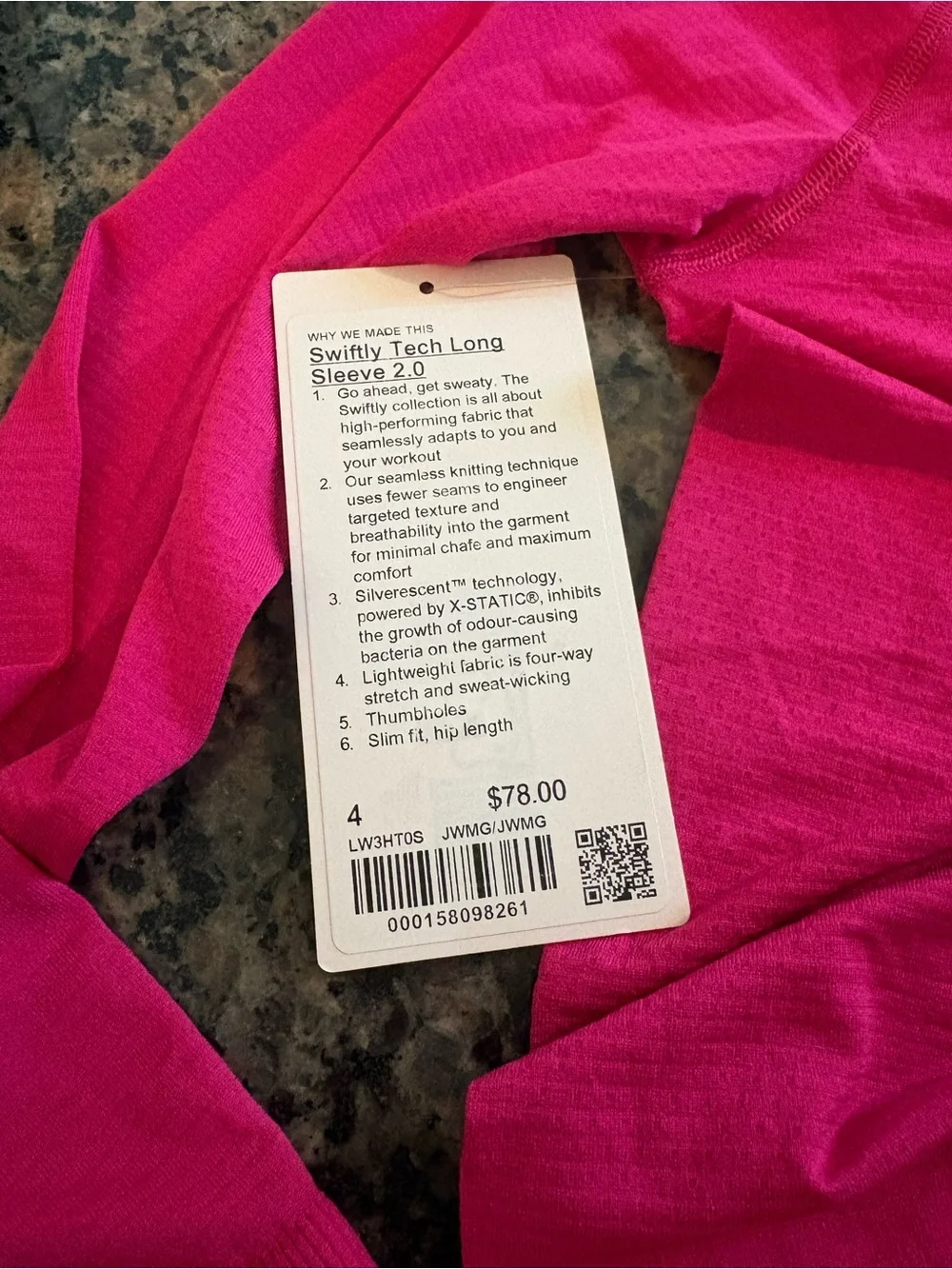 Lululemon Swiftly Tech Long Sleeve
